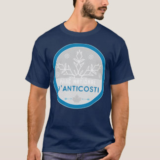 Camiseta Parque nacional de Anticosti Quebec QC Nieve Canad