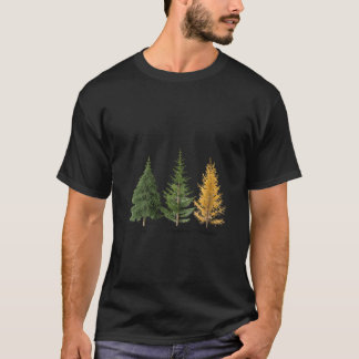 Camiseta Parque nacional de árboles femeninos Fir Dogwood T