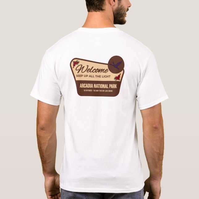 Camiseta Parque nacional de Arcadia T-Shirt (Reverso)