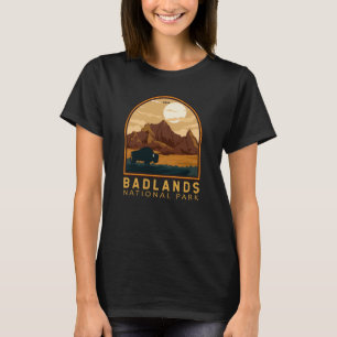 Camiseta Parque nacional de Badlands Emblem