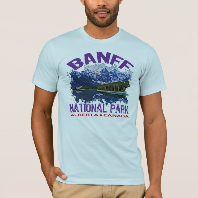 Camiseta Parque nacional de Banff, Alberta Canadá (Anverso)