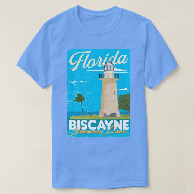 Camiseta Parque nacional de Biscayne Florida (Diseño del anverso)
