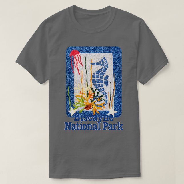 Camiseta Parque nacional de Biscayne Florida 2 (Diseño del anverso)
