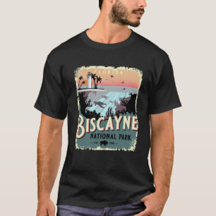 Camiseta Parque nacional de Biscayne Florida Viajes de époc