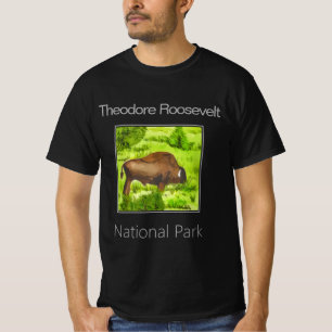 Camiseta Parque nacional de Bison, Theodore Roosevelt