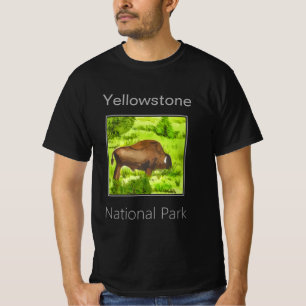 Camiseta Parque nacional de Bison, Yellowstone