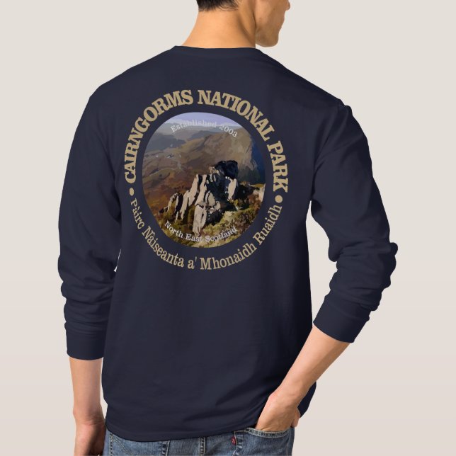 Camiseta Parque nacional de Cairngorms (Reverso)