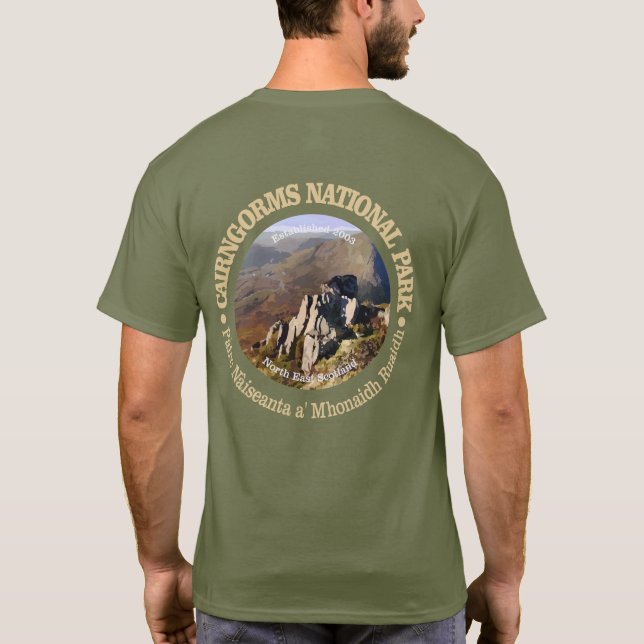 Camiseta Parque nacional de Cairngorms (Reverso)