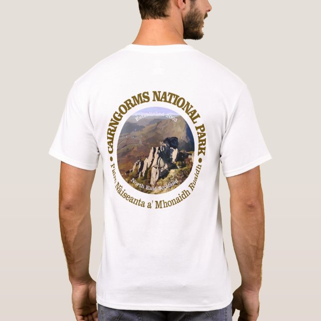 Camiseta Parque nacional de Cairngorms (Reverso)