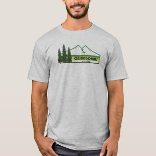 Camiseta Parque nacional de Cairngorms, Escocia, franjas ve