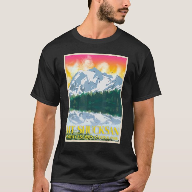 Camiseta Parque nacional de cascadas norte de Shucksan (Anverso)