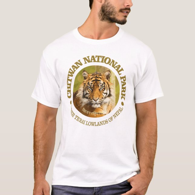 Camiseta Parque nacional de Chitwan (Anverso)