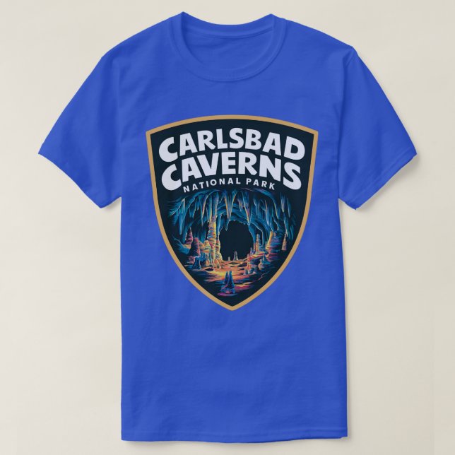 Camiseta Parque nacional de cuevas de lsbad Caverns Emblem (Diseño del anverso)