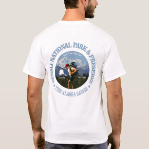 Camiseta Parque nacional de Denali (caminante C)