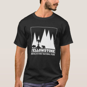 Camiseta Parque nacional de Estados Unidos de Yellowstone
