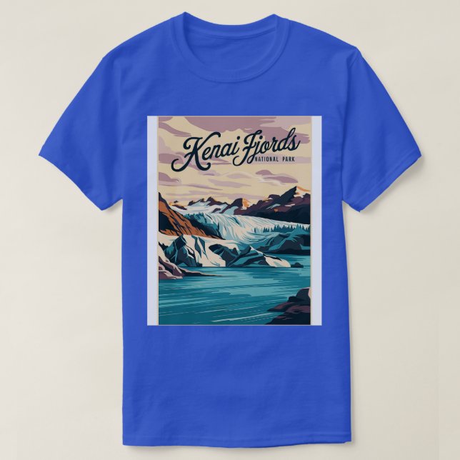Camiseta Parque nacional de fiordos de Kenia (Diseño del anverso)