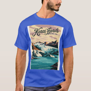 Camiseta Parque nacional de fiordos de Kenia