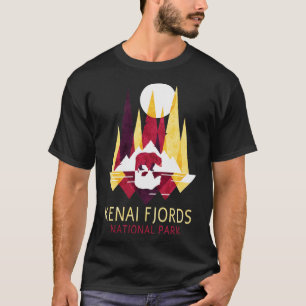 Camiseta Parque nacional de fiordos de Kenia Campo Alaska