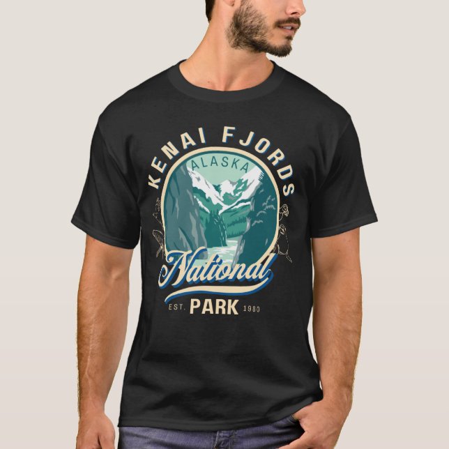 Camiseta Parque nacional de Fiordos de Kenia Vida Silvestre (Anverso)