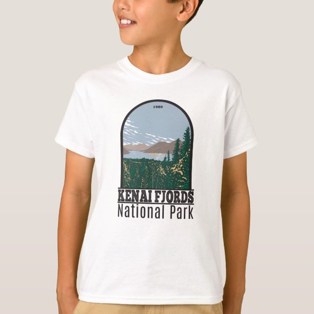 Camiseta Parque nacional de fiordos kenianos Skilake Lake V (Anverso)