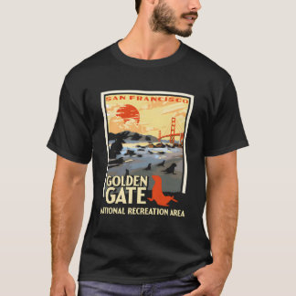 Camiseta Parque nacional de grabación Golden Gate San Fra