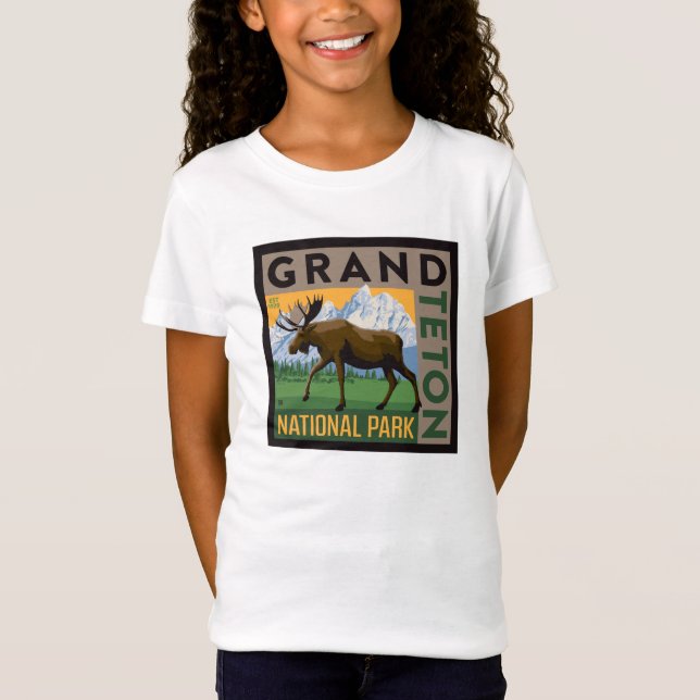 Camiseta Parque nacional de Grand Teton (Anverso)