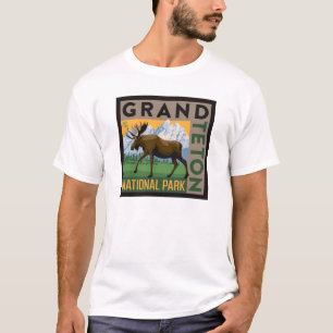 Camiseta Parque nacional de Grand Teton