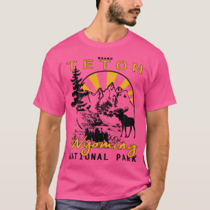 Camiseta Parque nacional de Grand Teton Jackson Hole Wyomin