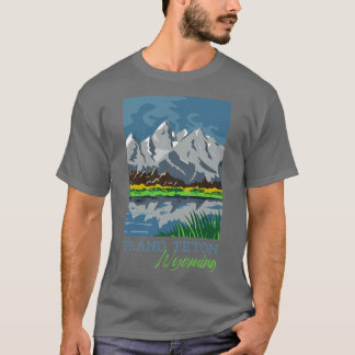 Camiseta Parque nacional de Grand Teton Wyoming Souvenir1