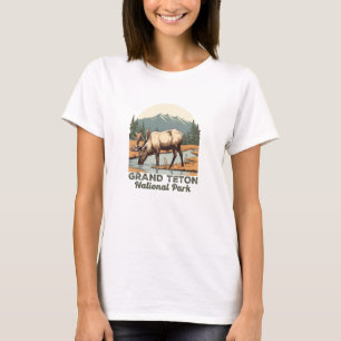 Camiseta Parque nacional de Grand Teton Wyoming Travel