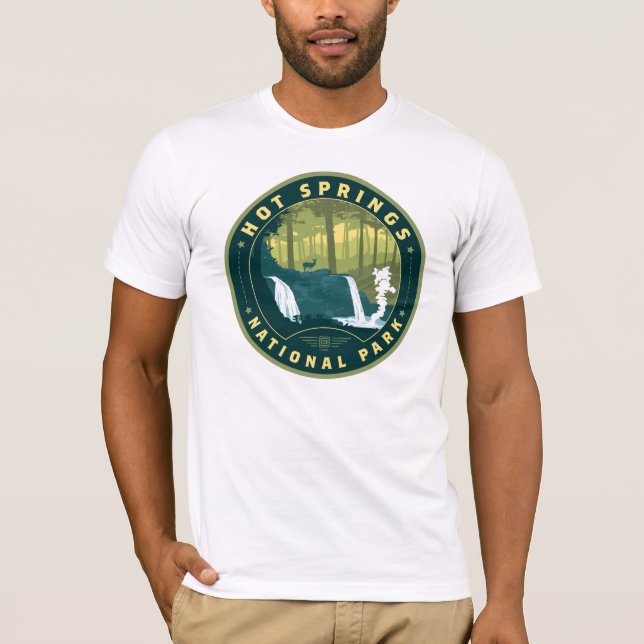 Camiseta Parque nacional de Hot Springs (Anverso)