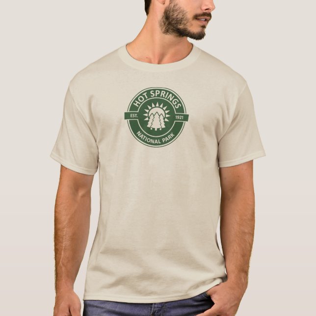 Camiseta Parque nacional de Hot Springs (Anverso)