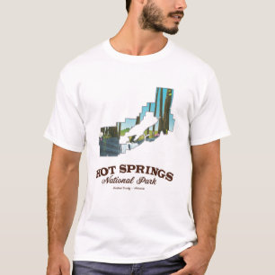 Camiseta Parque nacional de Hot Springs, Condado de Garland