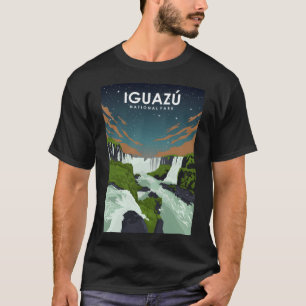 Camiseta Parque nacional de Iguazu en avenida mínima noctur
