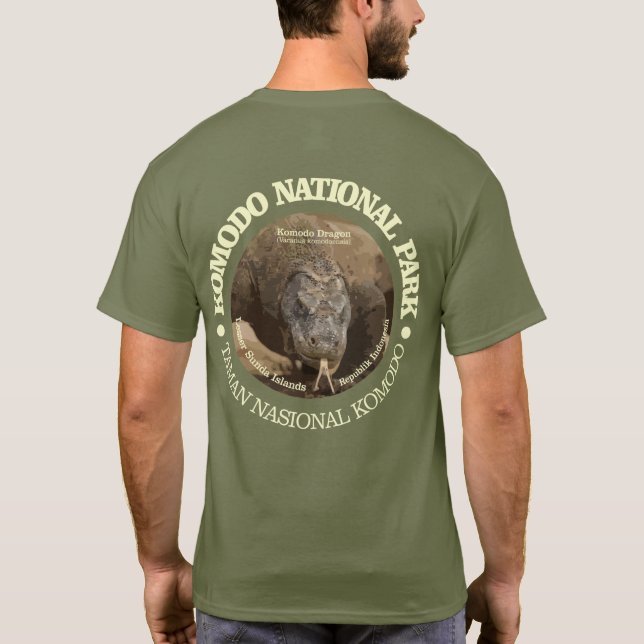 Camiseta Parque nacional de Komodo (Reverso)