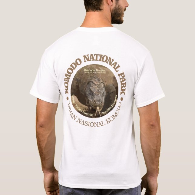 Camiseta Parque nacional de Komodo (Reverso)