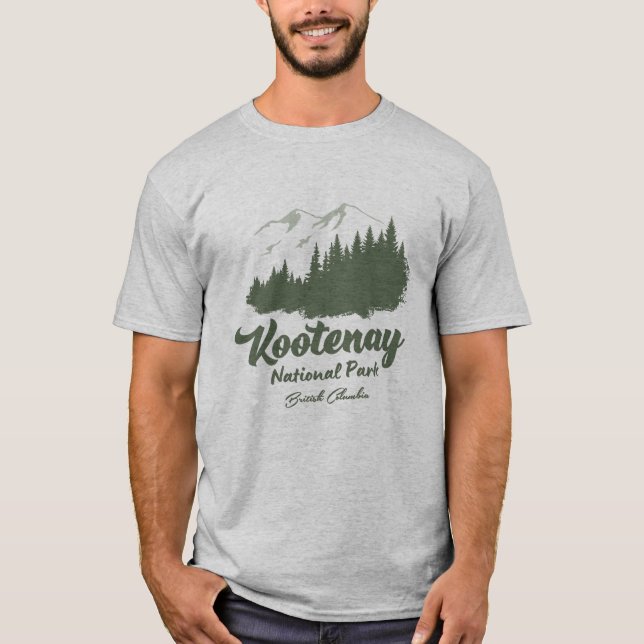 Camiseta Parque nacional de Kootenay (Anverso)