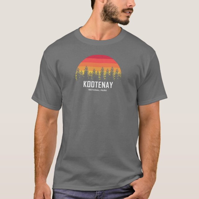 Camiseta Parque nacional de Kootenay (Anverso)