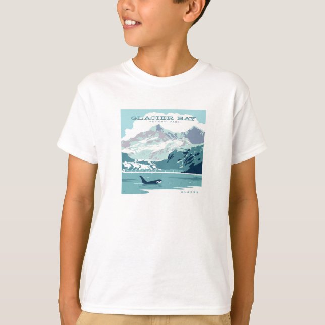 Camiseta Parque nacional de la Bahía de los Glaciares | Orc (Anverso)