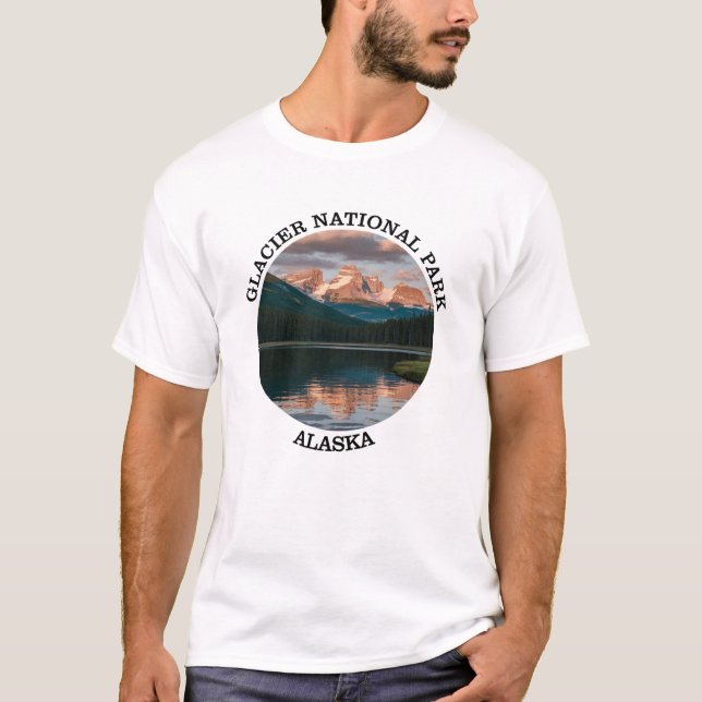 Camiseta Parque nacional de la Bahía del Glaciar (Anverso)