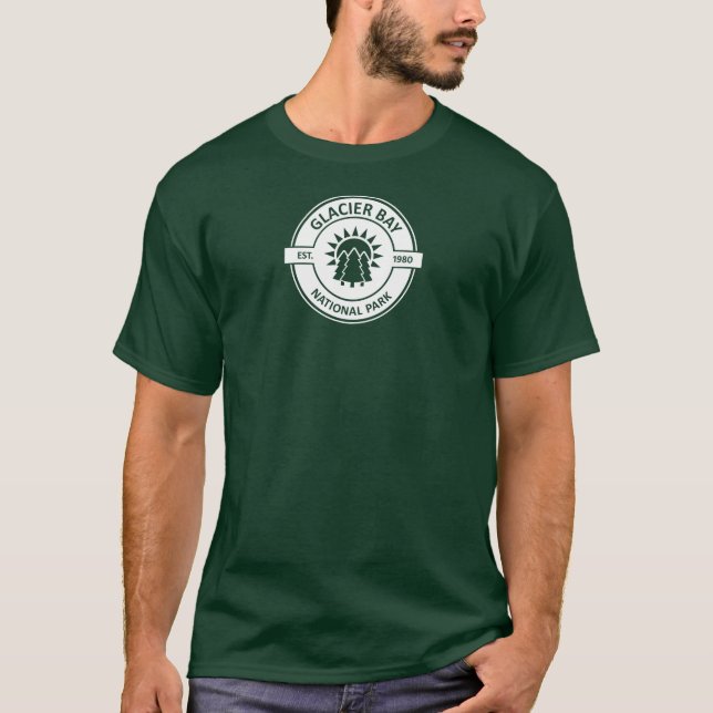 Camiseta Parque nacional de la Bahía del Glaciar (Anverso)