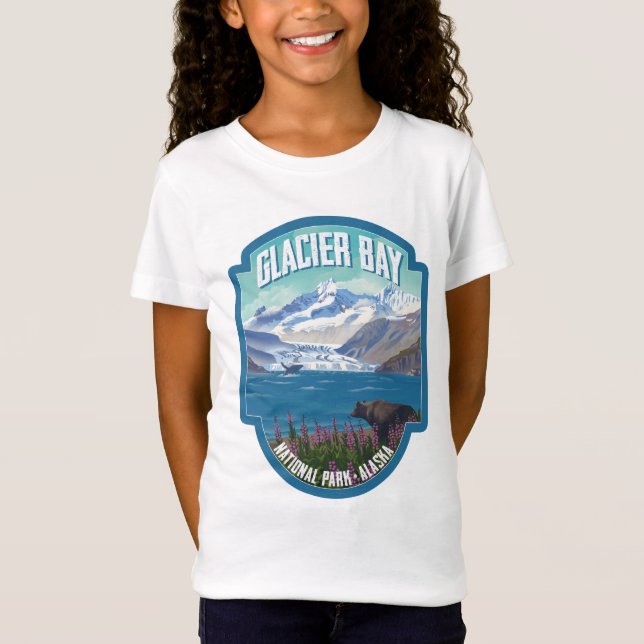 Camiseta Parque nacional de la Bahía del Glaciar (Anverso)