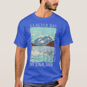 Camiseta Parque nacional de la Bahía del Glaciar Alaska