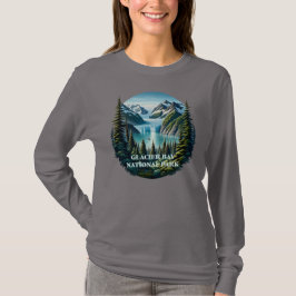 Camiseta Parque nacional de la Bahía del Glaciar Alaska