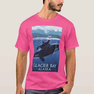 Camiseta Parque nacional de la Bahía del Glaciar Alaska Orc