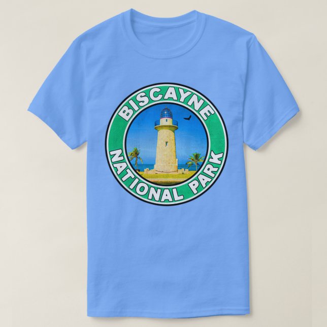 Camiseta Parque nacional de la Biscayne Florida Boca Chita  (Diseño del anverso)