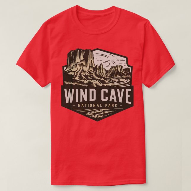 Camiseta Parque nacional de la Cueva del Viento 1 (Diseño del anverso)