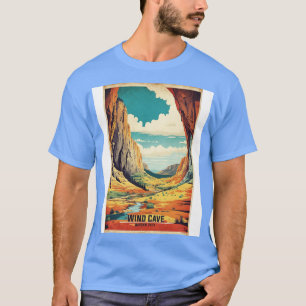 Camiseta Parque nacional de la Cueva del Viento South Dakot
