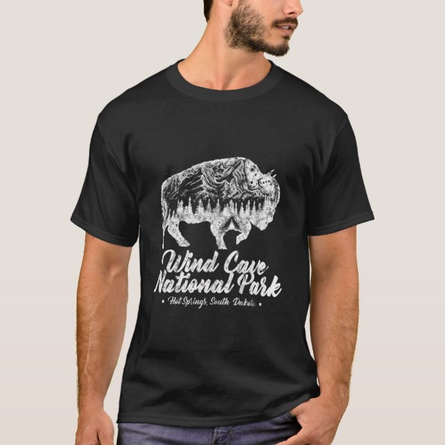 Camiseta Parque Nacional De La Cueva Del Viento Tee Para Lo (Anverso)