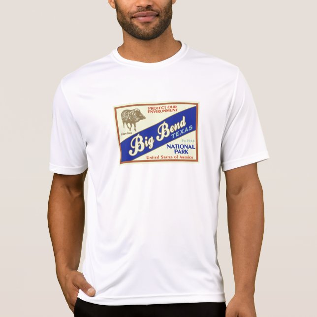 Camiseta Parque nacional de la curva grande (Javelina) (Anverso)